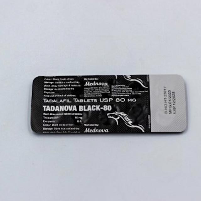 Taдa-нova Black 80 мг для мужской силы — изображение 3